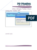 19570670 C Lab Write a Simple Twitter Client Using the Twitter API