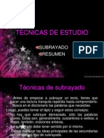 Técnicas de Estudio