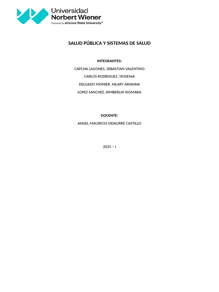 Funciones y retos del sistema de salud en Perú | PDF | Cuidado de la ...