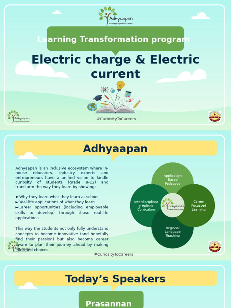 Electric Charge and Electric Current | PDF | Electricity | Internet Of ...