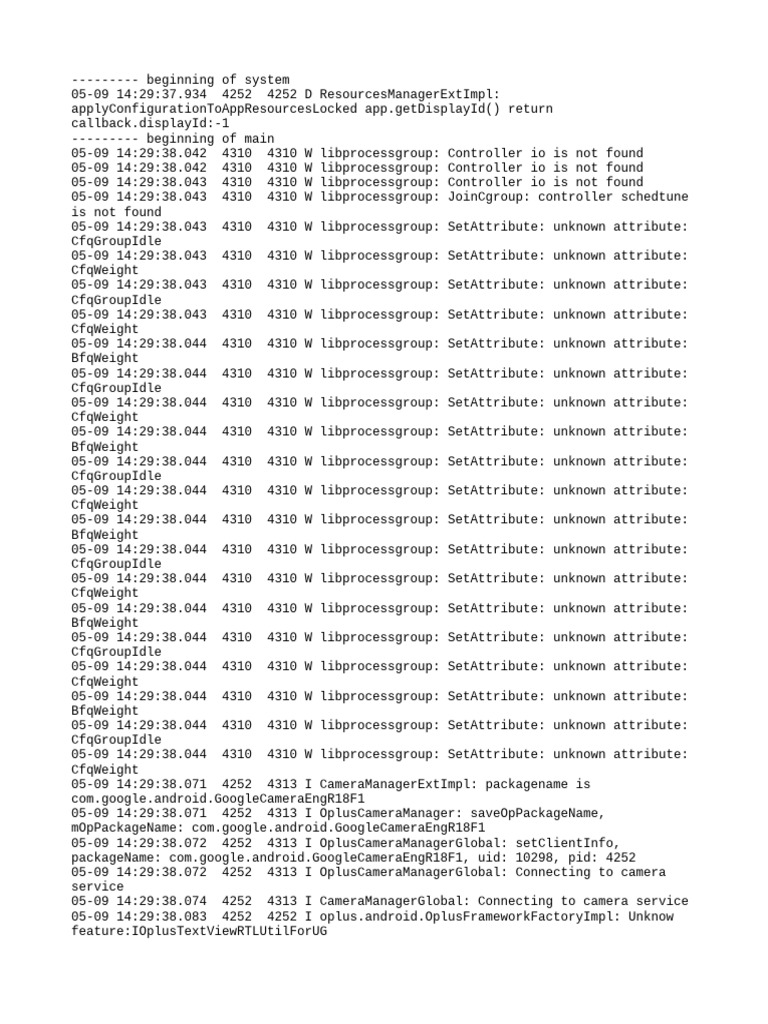 Log Cat 1746772178018 | PDF | Software Engineering | Computer Programming