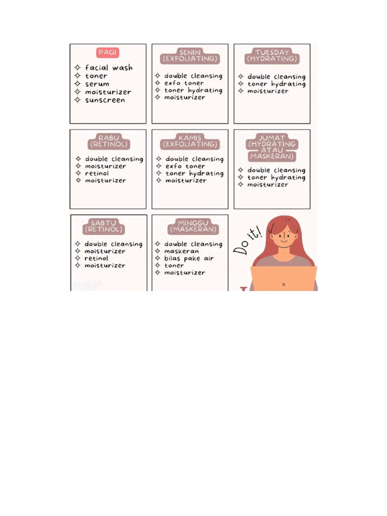 skincare routine | PDF