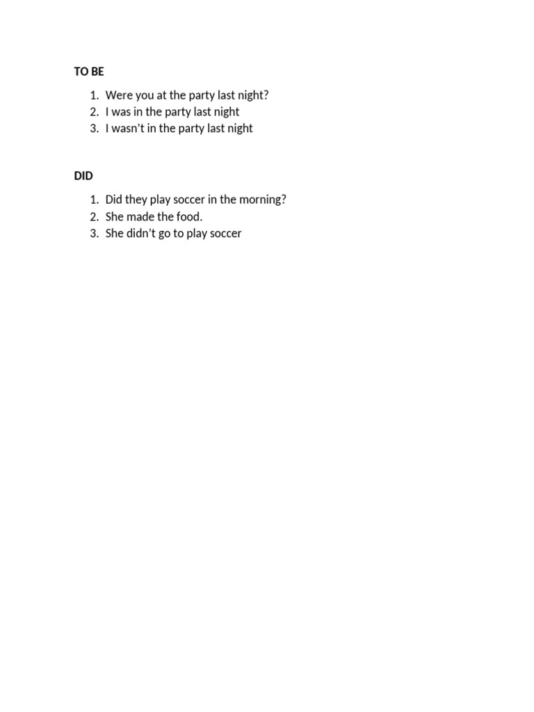 Party and Soccer Conversation Examples | PDF