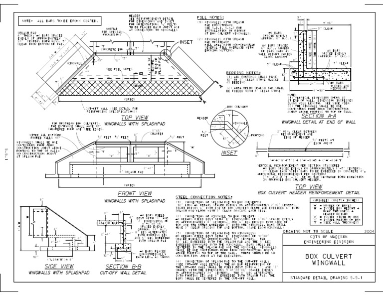 Typical Box Culvert | PDF | Wall | Building Technology