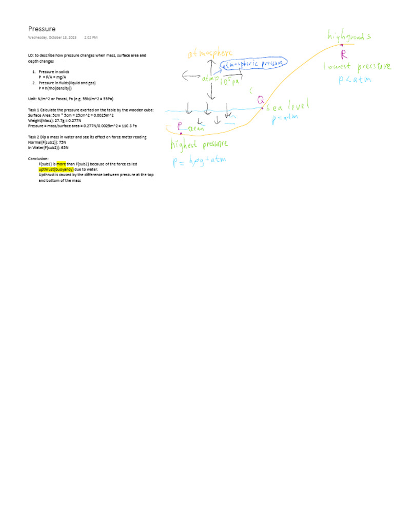 Pressure | PDF