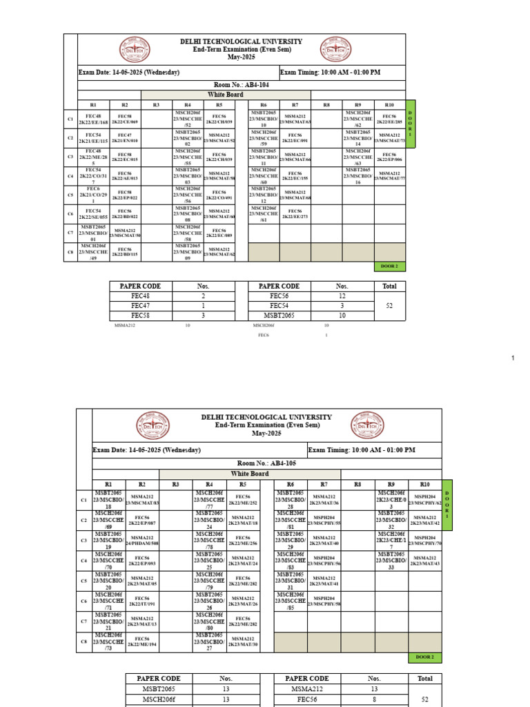 DMBA-181 Exam Schedule May 2025 | PDF | Passenger Rail Transport