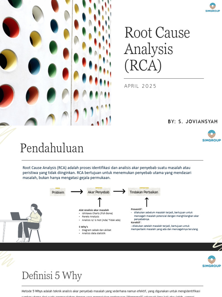 Training Root Cause Analysis (RCA) - SJO | PDF