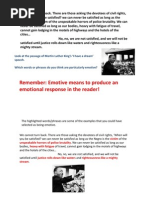 Emotive Language MLK Speech