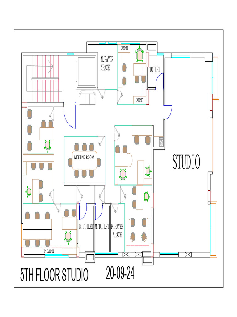 5th Floor 20-09-24-Furniture Layout | PDF