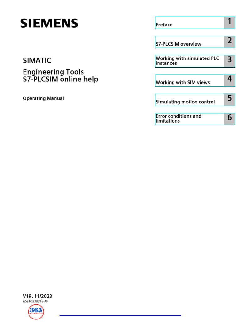 S7 Plcsim V19 User Manual Overview Pdf Programmable Logic