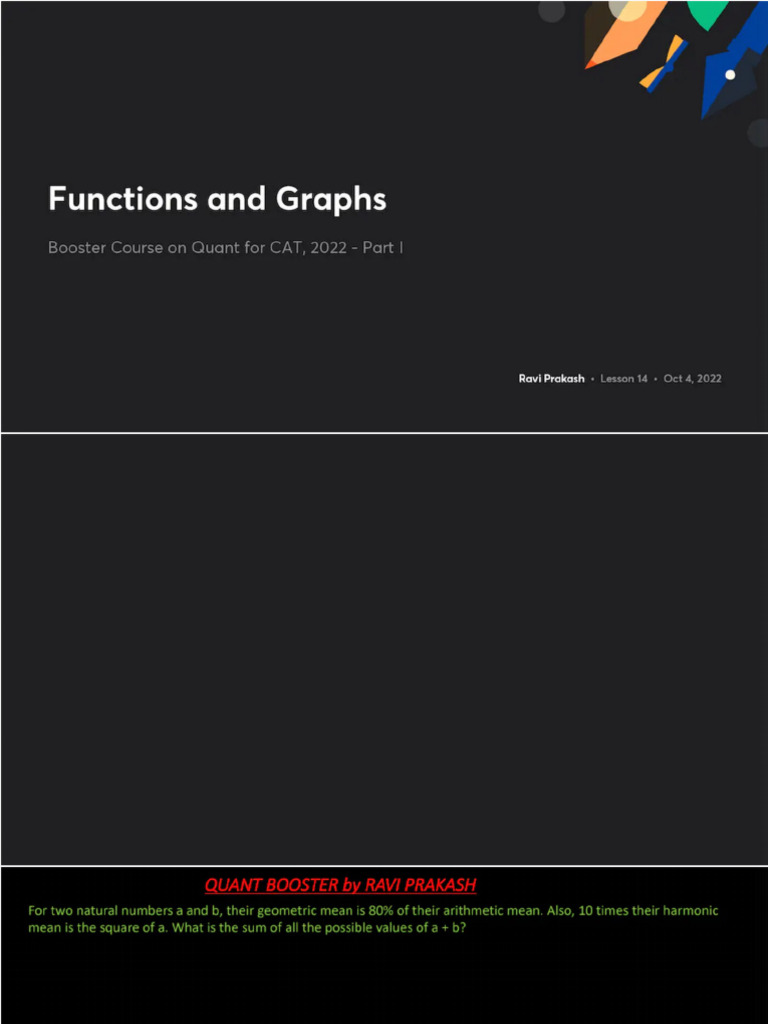 Functions and Graphs With Anno | PDF