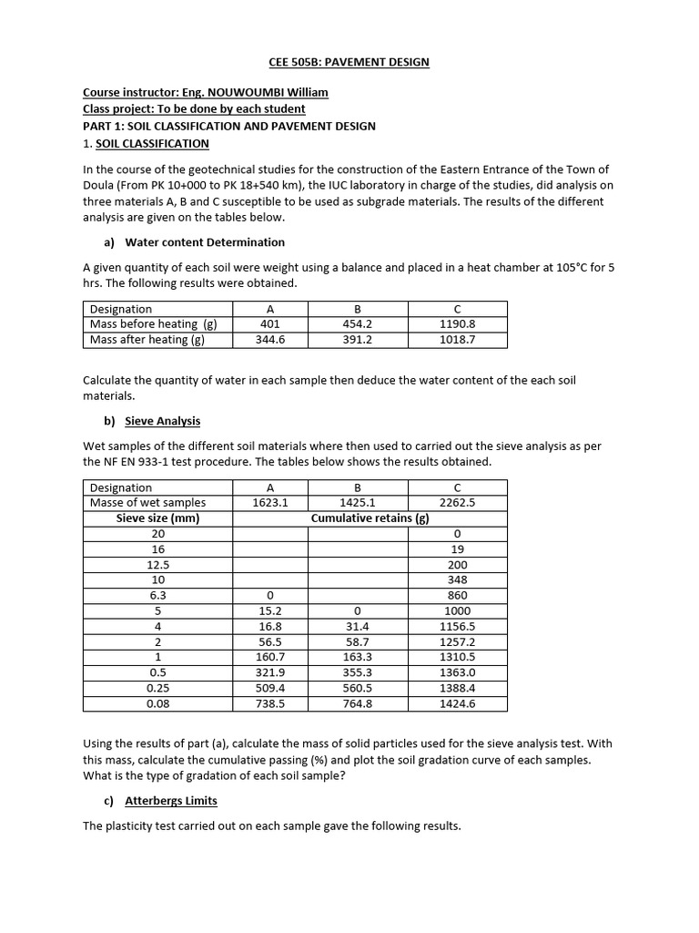Soil Classifcation Project | PDF | Natural Materials | Applied And ...