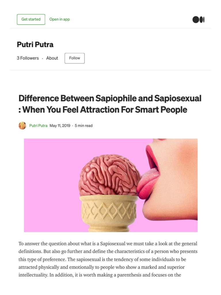 Difference Between Sapiophile and Sapiosexual - When You Feel ...