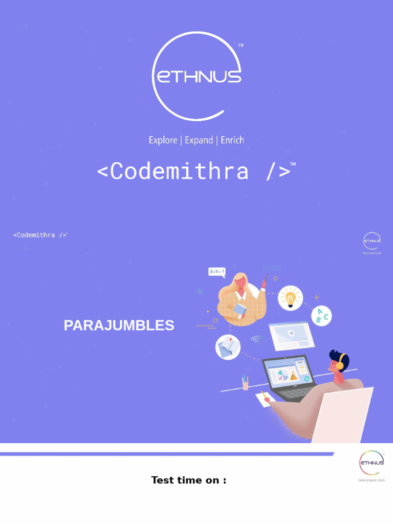 Parajumbles: Sentence Sequencing Exercises | PDF