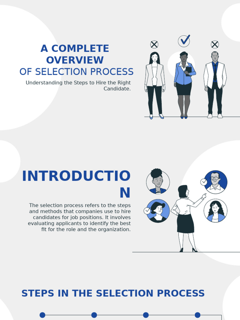 Selection Process: Steps to Hire Right | PDF | Recruitment | Background ...