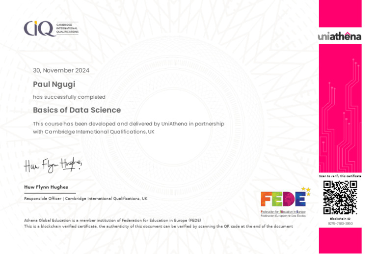 Paul CR1061 Certificate | PDF