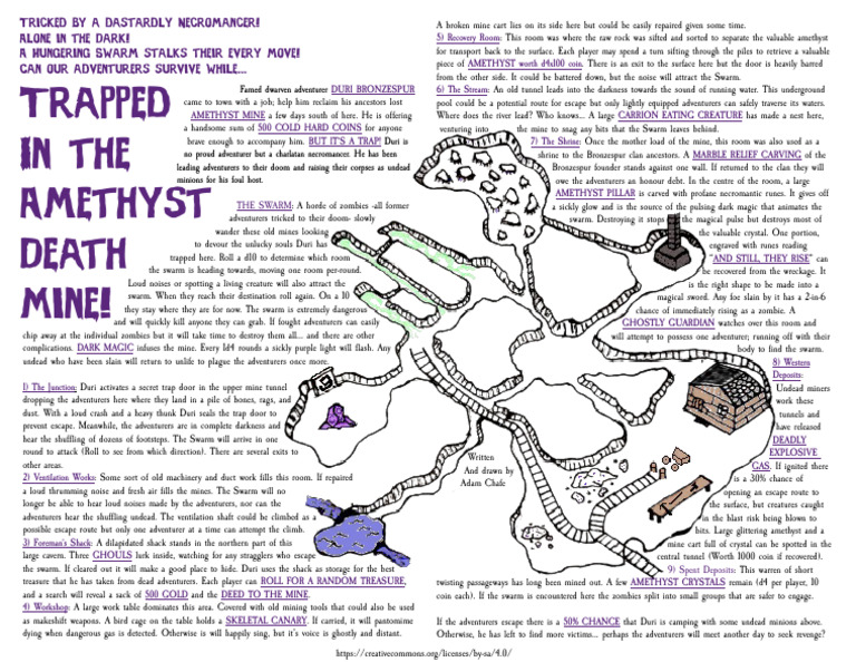 Trapped in The Amethyst Death Mine! - Adam Chafe - Dungeon Contest 2023 ...