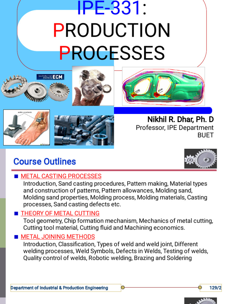 Overview of Metal Casting Processes | PDF | Secondary Sector Of The ...