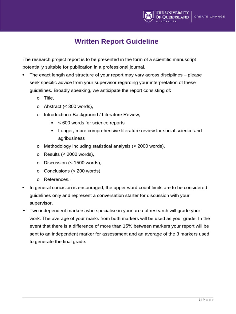 Research Project Report Guidelines | PDF | Science