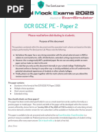 AQA GCSE PE Coursework Example: Rugby | PDF | Heart Rate | Aerobic Exercise