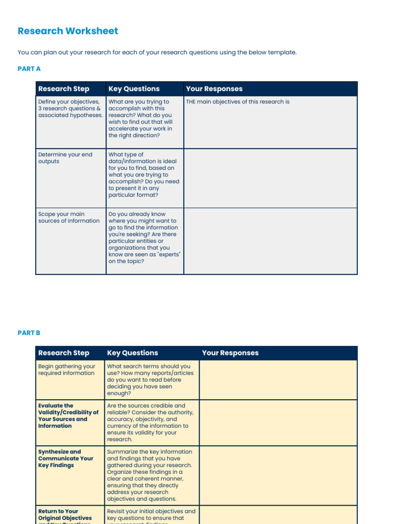 Research Capture Sheet Template | PDF | Information | Methodology