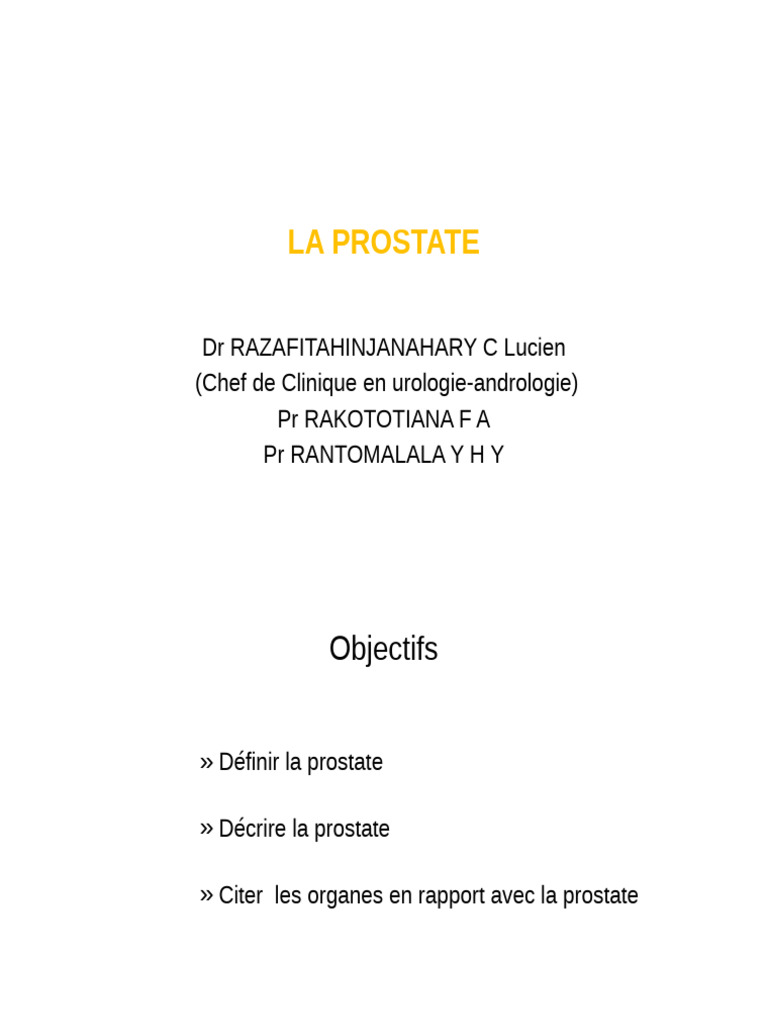 Anatomie de la Prostate chez l'Homme PDF Prostate Anatomie — free download