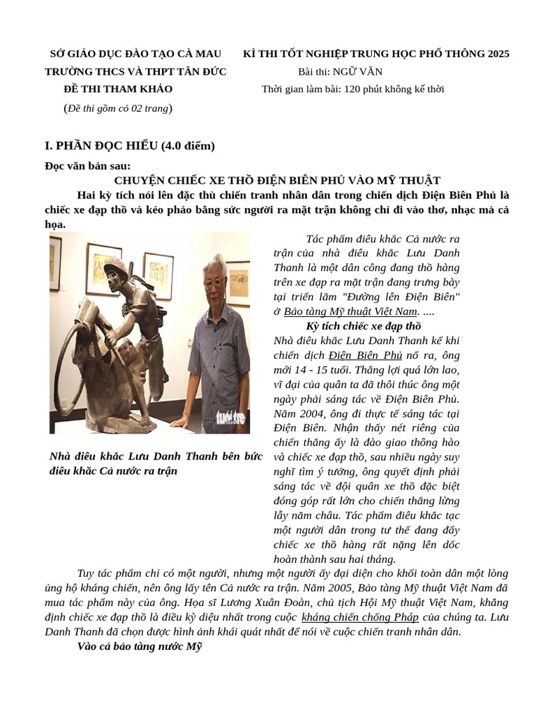 DE THAM KHAO THCS-THPT TAN DUC | PDF