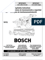 Bosch 5412 Lmanual