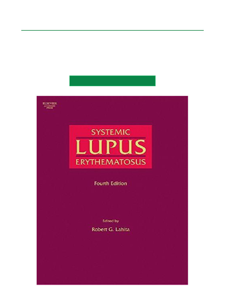 Claim Systemic Lupus Erythematosus 4th Edition Complete Digital Book | PDF