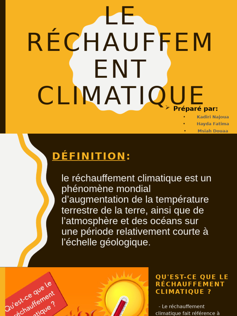 Causes et conséquences du réchauffement climatique | PDF | Effet de ...