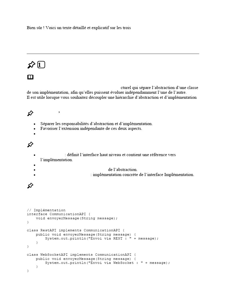Guide des Design Patterns en Java | PDF | Interface (Informatique ...