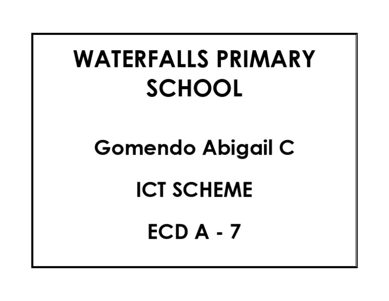 Waterfalls Primary 22 | PDF