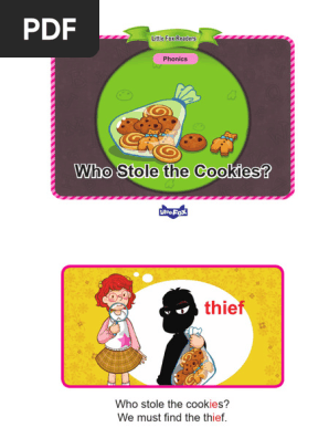 Who Stole the Cookies? A Phonics Tale | PDF