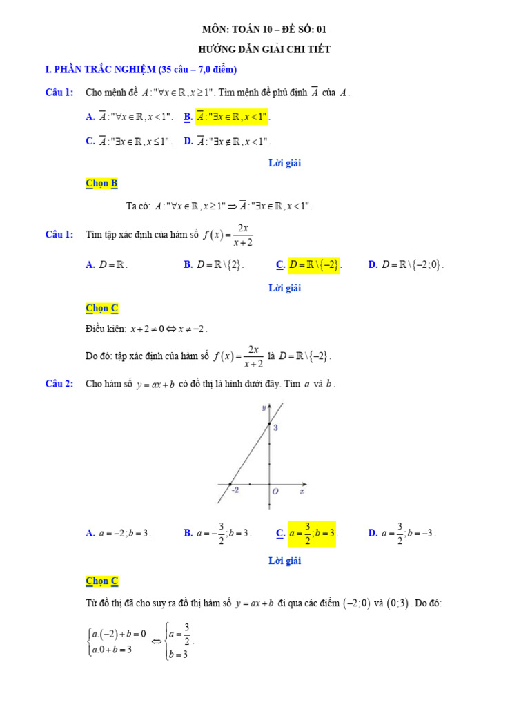 Dap An 7 de | PDF
