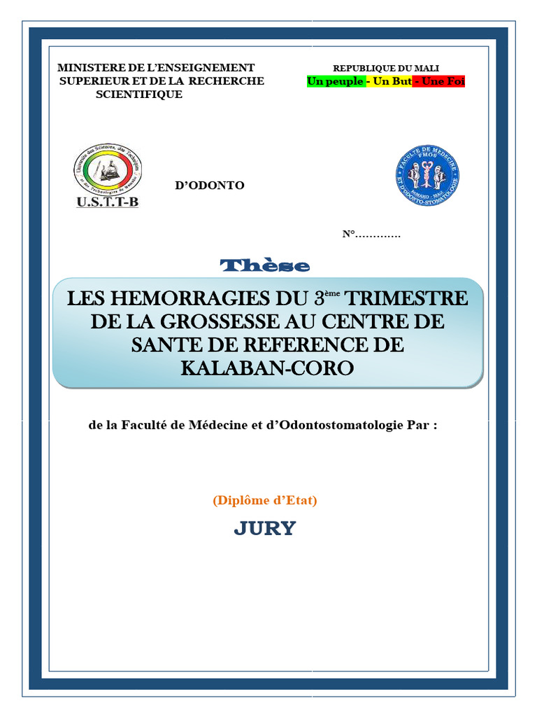 Hémorragies du 3ème trimestre de grossesse | PDF | Utérus | Péritoine