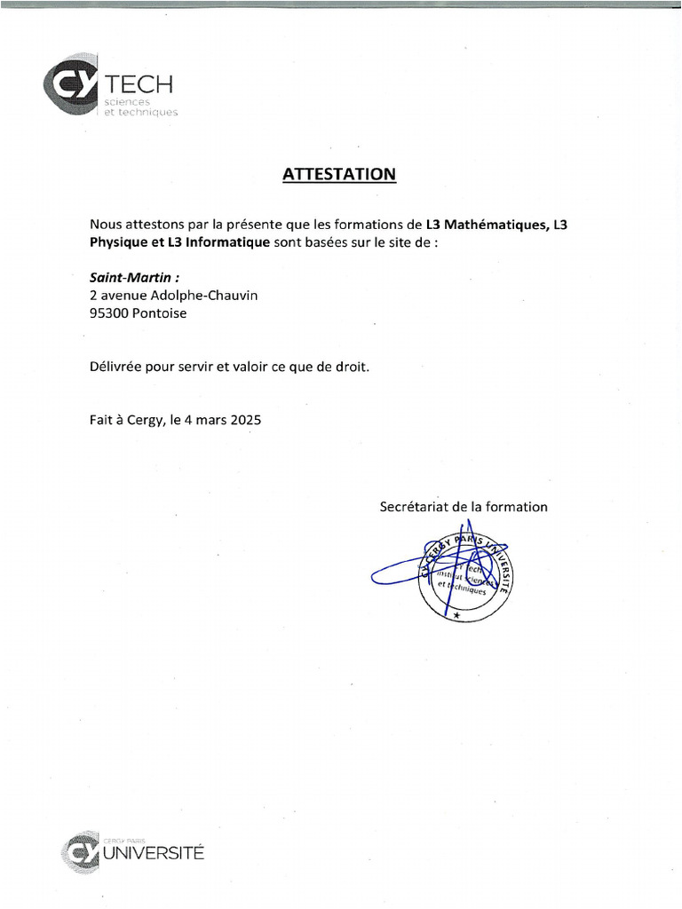 Attestation | PDF