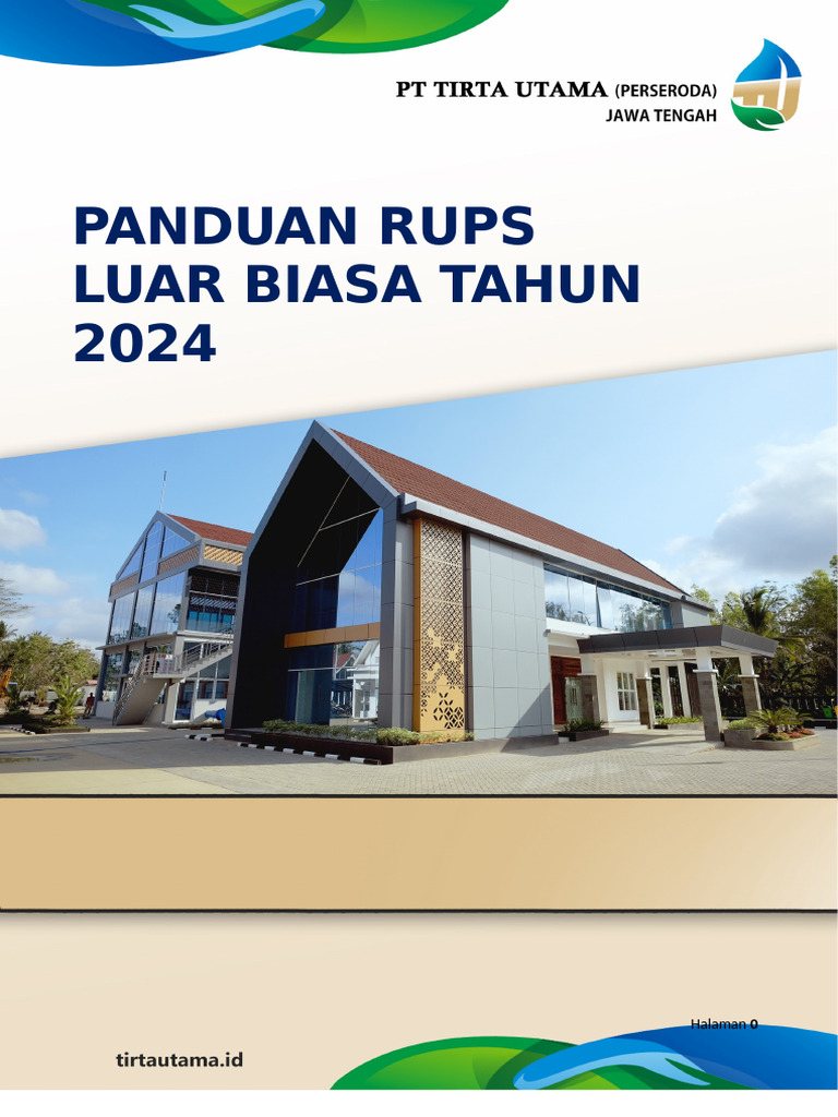 Draft Panduan Rups (Gubernur) | PDF