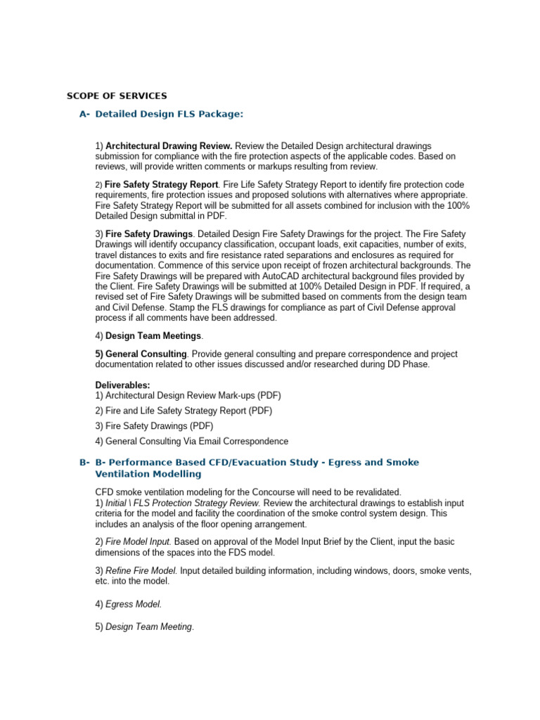 FLS Design and Approval Process Overview | PDF | Fire Safety | Fire ...