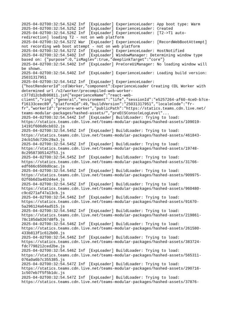 ExpLoader Initialization Log | PDF | Software Engineering | Software