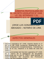 Instrumentos Protocolares Nueva Ley y Reg Del Notariado