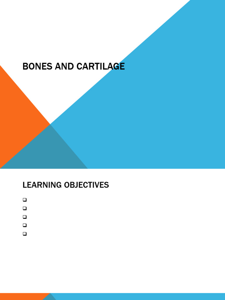 Understanding Bones and Cartilage Functions | PDF | Bone | Cartilage