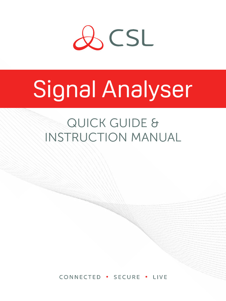Signal Analyser Setup and FAQs | PDF | 4 G | Computer File