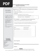 Reinstatement Application for Deregistered Company | PDF | Civil Law ...