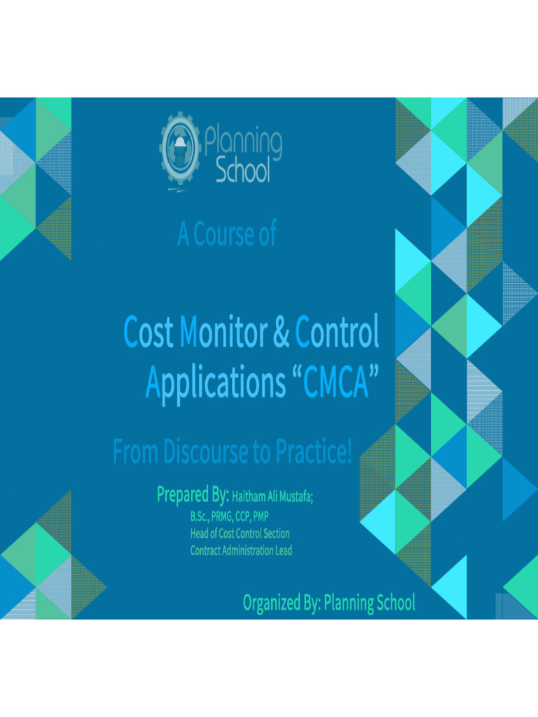 Cost Monitor & Control Course Overview | PDF | Expense | Capital ...