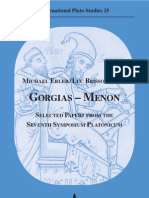 ERLER&BRISSON Gorgias Menon Seventh Symposium Platonic Um