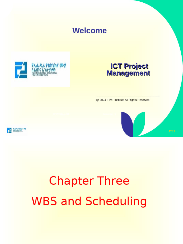WBS and Scheduling in Project Management | PDF | Computing | Project ...