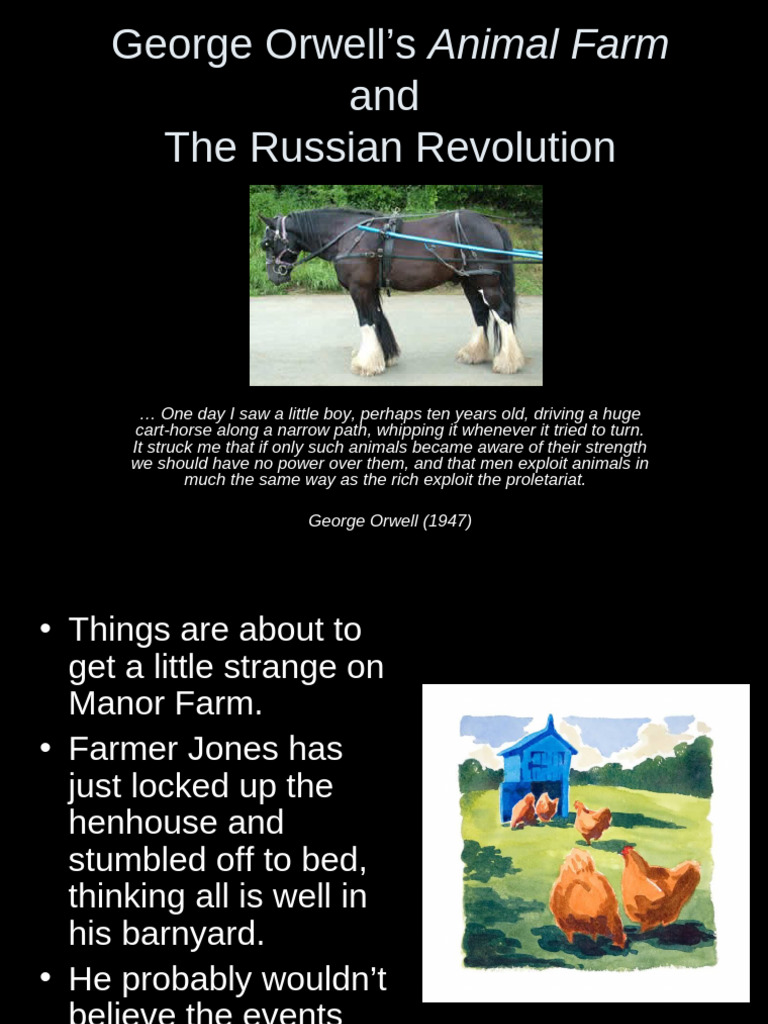 Animal Farm and Russian Revolution | PDF | Leon Trotsky | Joseph Stalin