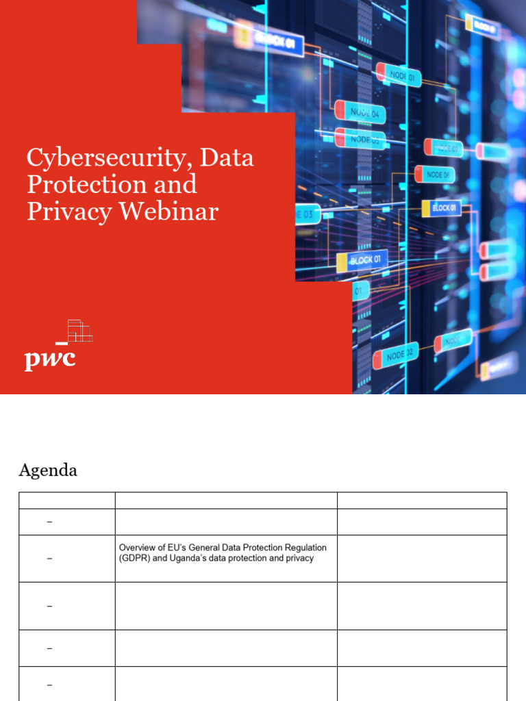 Cybersecurity and Data Privacy Webinar | PDF | Privacy | Regulatory ...