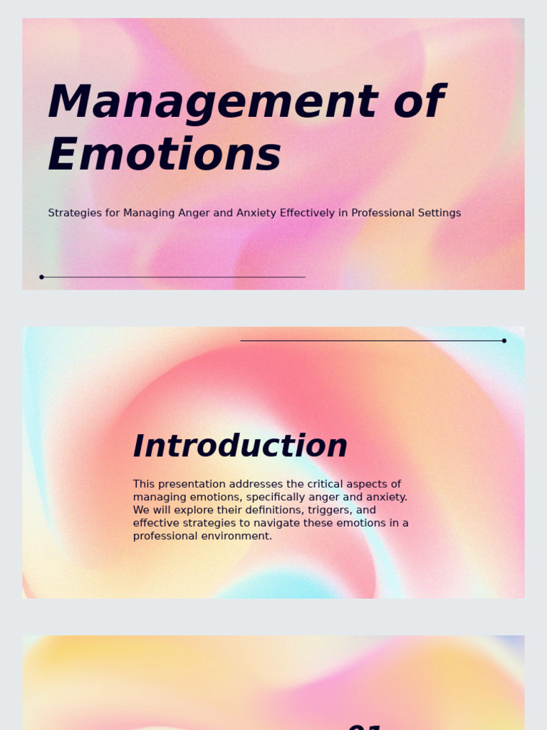 Managing Anger and Anxiety at Work | PDF | Anxiety | Anger