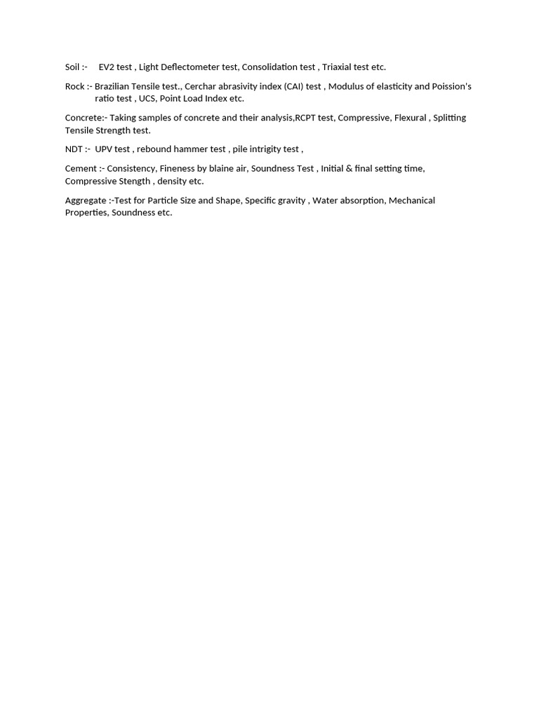 Comprehensive Material Testing Methods | PDF
